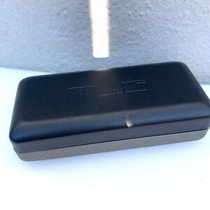 TLG Thin Light Glasses Protective Clamshell Case For Glasses Sunglasses Black